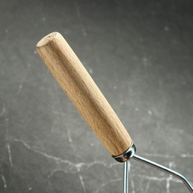 Толкушка с деревянной ручкой "Ретро", 26 см