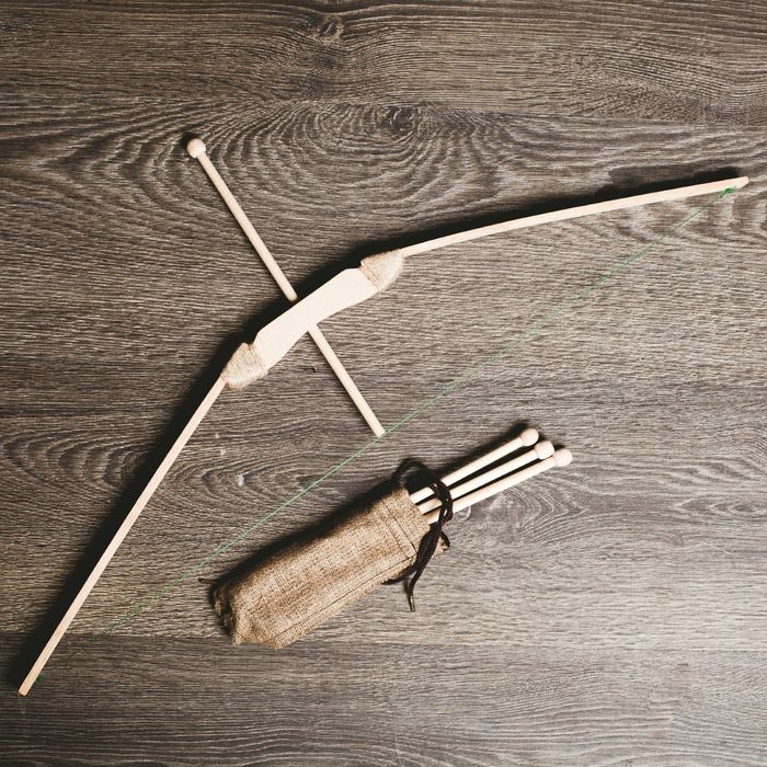 Сувенир деревянный &quot;Лук и 4 стрелы&quot;, 70 см