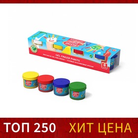 Краски пальчиковые, набор 4 цвета х 35 мл, ArtBerry, с Алоэ Вера в Донецке