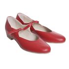 Туфли народные женские, длина по стельке 26 см, цвет красный - фото 704087