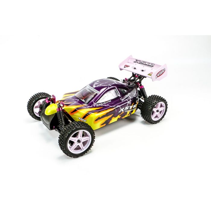 Радиоуправляемая модель с электродвигателем HSP Off-Road Buggy, масштаб 1/10, цвет: фиолетовый