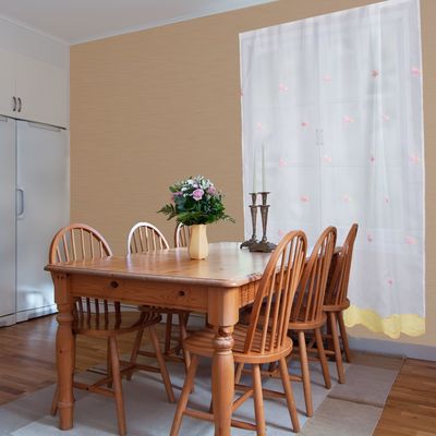 Curtains for the kitchen "Ethel" Yellow butterfly 140x200 cm, 100% p/e