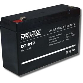 Аккумуляторная батарея Delta DT612, 6 В, 12 А/ч