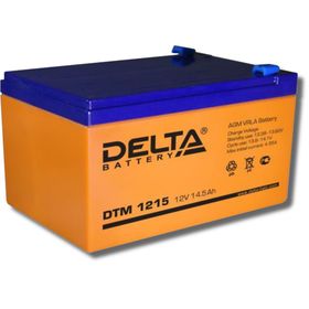 Аккумуляторная батарея Delta DTM1215, 12 В, 14.5 А/ч
