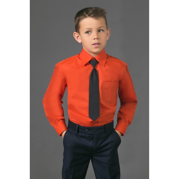 Рубашка с красным галстуком для мальчика