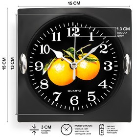 Часы настенные, серия: Кухня, "Клубника", 15х15 см в Донецке