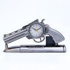 Clock alarm Gun on the stand, 13х25 cm