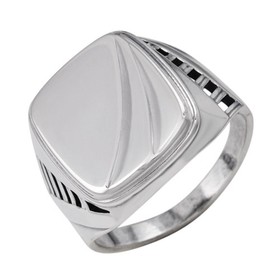 Кольцо "Перстень" мужской, посеребрение с оксидировнаием, 20,5 размер