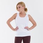 Майка KAFTAN basic, белый, р-р ХS(42) 92 % хл., 8 % лайкра Майка KAFTAN basic, белый, р-р ХS(42) 92 % хл., 8 % лайкра