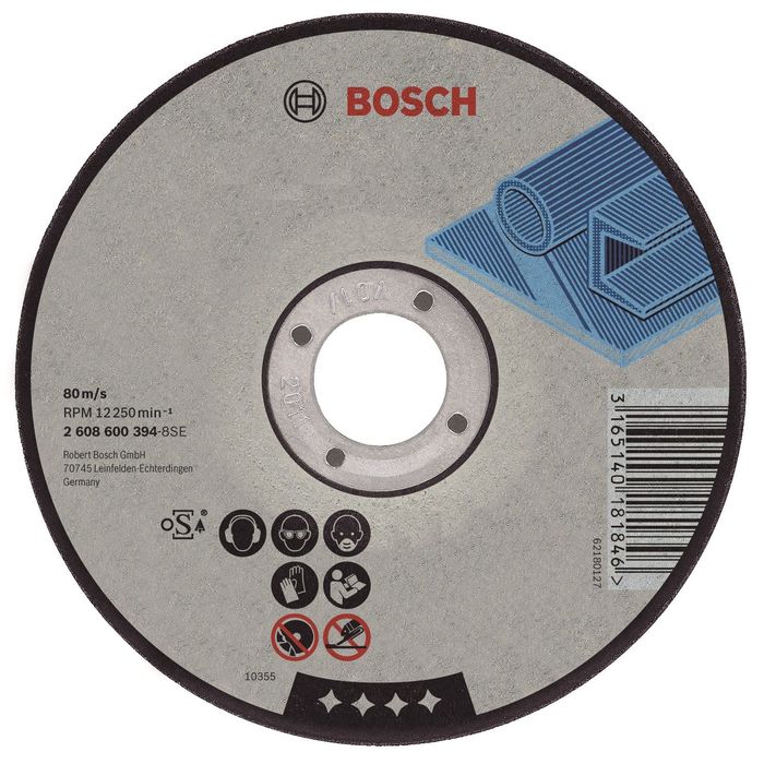 Круг отрезной по металлу BOSCH 2608603164, Standard, прямой, 115х2.5 мм