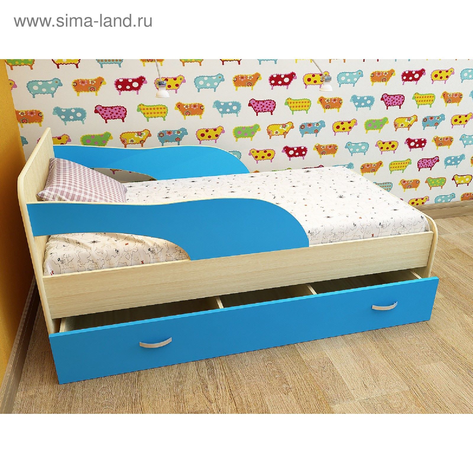 детская кровать кроха с бортиком