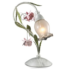 Настольная лампа "Амели", 60Вт Е14, цвет белый
