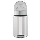 Ведро для мусора Brabantia UJ, 12 л, с педалью, цвет полированная сталь Ведро для мусора Brabantia UJ, 12 л, с педалью, цвет полированная сталь