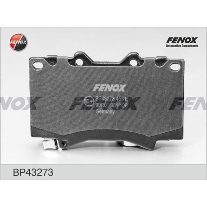 Тормозные колодки передние Fenox BP43273