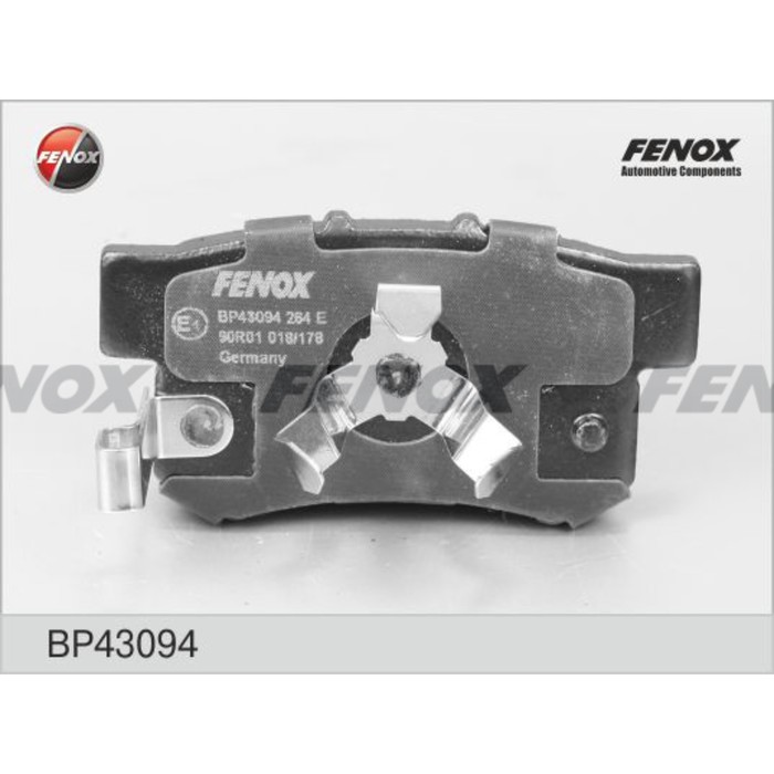 Колодки тормозные Fenox BP43094