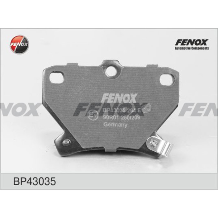 Колодки тормозные  Fenox BP43035