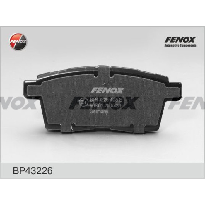 Колодки тормозные Fenox BP43226