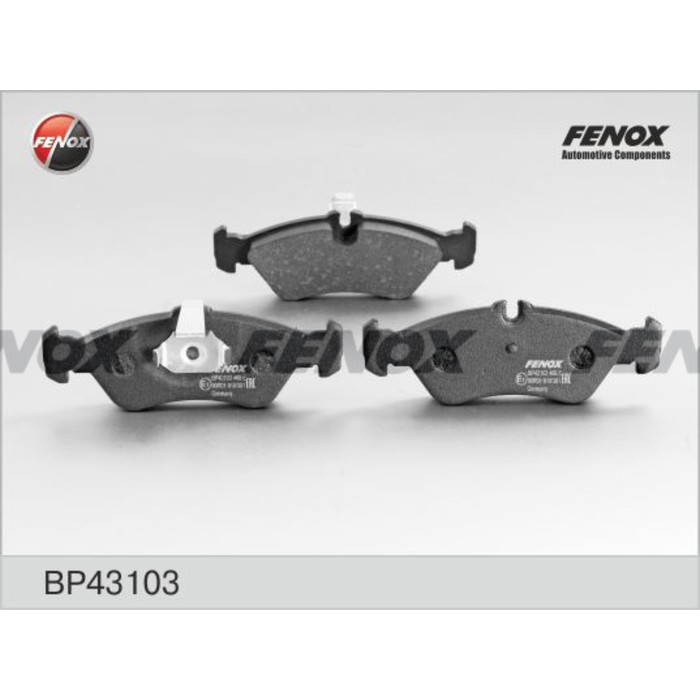 Тормозные колодки задние Fenox BP43103