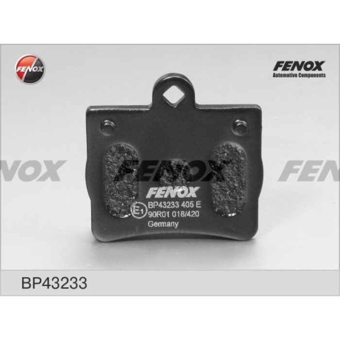 Колодки тормозные Fenox BP43233