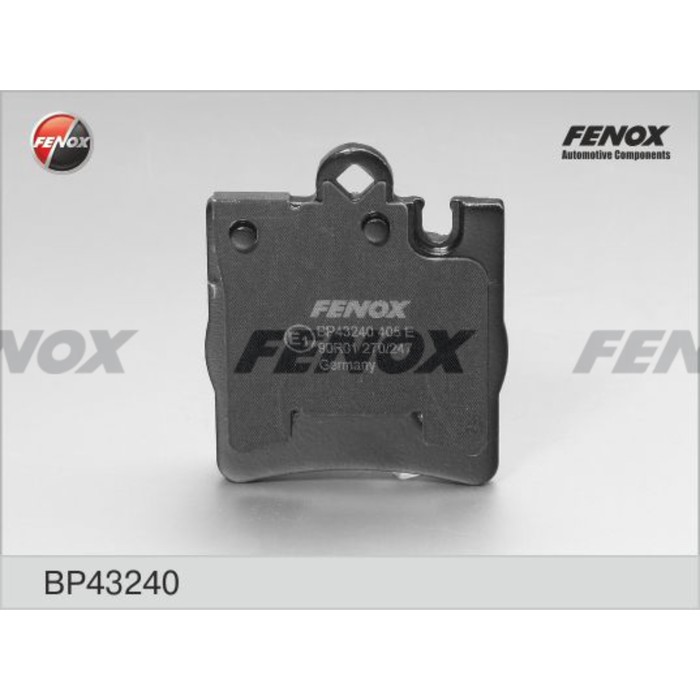 Тормозные колодки задние Fenox BP43240