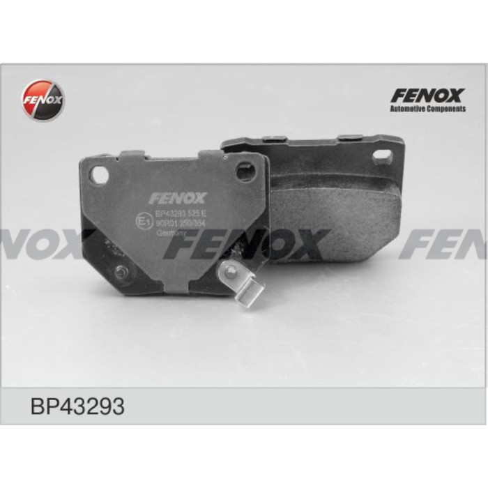 Тормозные колодки задние Fenox BP43293