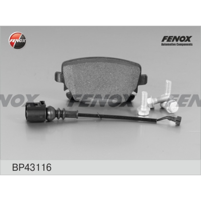 Колодки тормозные Fenox BP43116