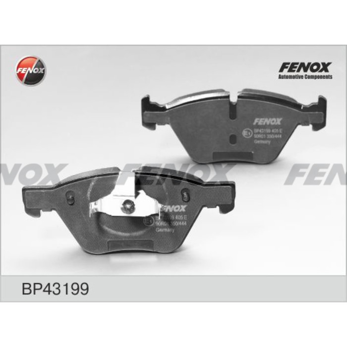 Колодки тормозные Fenox BP43199