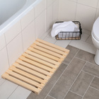 Решетка в ванную комнату под ноги, 70×42×3 см, сосна - фото 8214187
