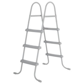 Ladder for pools, with removable steps, height 107 cm. 
