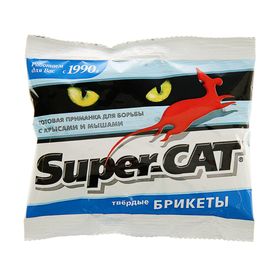 Proceeds from rodents paraffin briquette SuperCAT 48 g. 