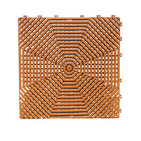 Плитка HELEX, 40 × 40 × 1.8 см, набор 6 шт., терракотовая