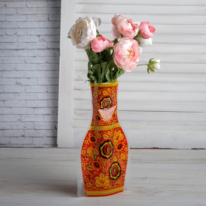 Купить вазу каменск уральский. Ваза для цветов Хохлома. Ваза для цветов которая складывается. Складная ваза для цветов. Тольятти вазы.