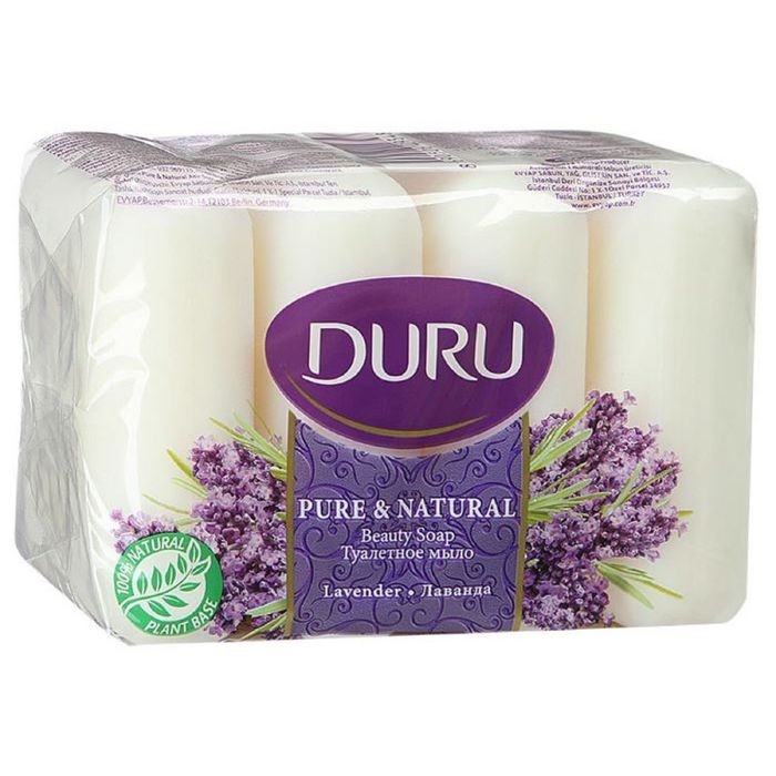 Мыло Pure&amp;Natural 4х85 г.Lavander/Лаванда экопак