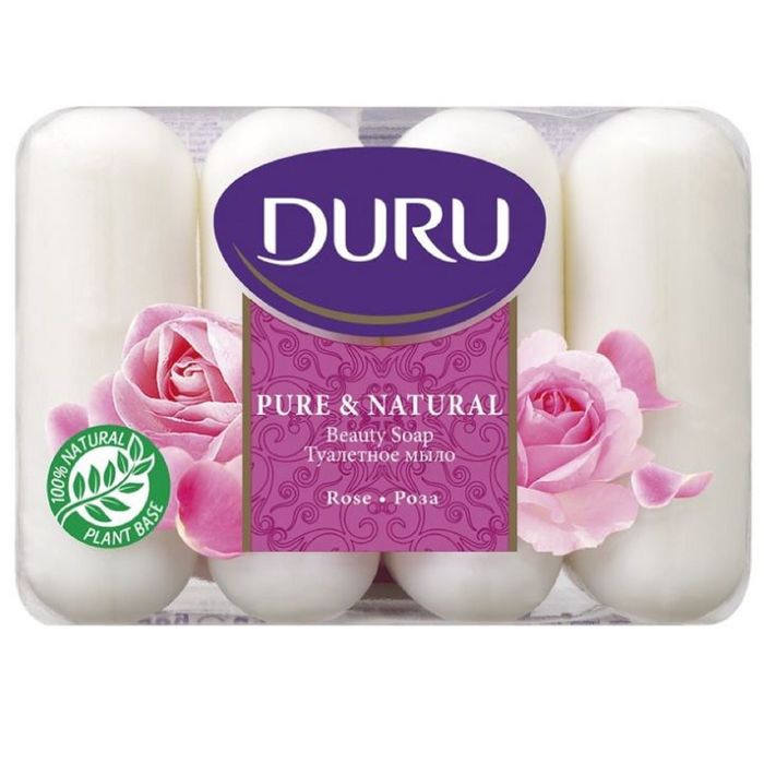 Мыло Pure&amp;Natural 4х85 г. Rose