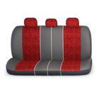 Авточехлы универcальные AUTOPROFI MULTI COMFORT, MLT-1105GV BK/RD (M), мультиконтурные, экокожа+текстурированный велюр, набор из 11 предметов, цвет чёрный/красный 2044310 Авточехлы универcальные AUTOPROFI MULTI COMFORT, MLT-1105GV BK/RD (M), мультиконтурные, экокожа+текстурированный велюр, набор из 11 предметов, цвет чёрный/красный 2044310