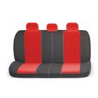 Авточехлы универcальные AUTOPROFI COMFORT, COM-1105 BK/RD (M), велюр, набор из 11 предметов, цвет чёрный/красный 2044337 Авточехлы универcальные AUTOPROFI COMFORT, COM-1105 BK/RD (M), велюр, набор из 11 предметов, цвет чёрный/красный 2044337