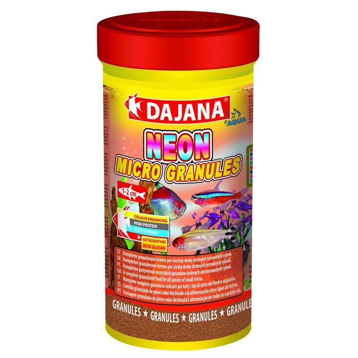 Корм Dajana Pet Neon micro granules для неонов, 100 мл