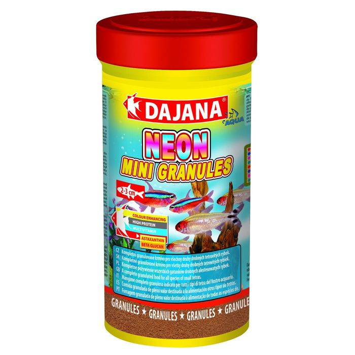 Корм Dajana Pet Neon mini granules 100МЛ гранулы