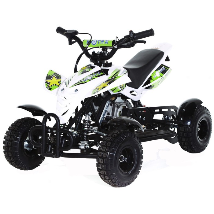 Мини-квадроцикл MOTAX ATV H4 mini-50 cc, белый-зелёный