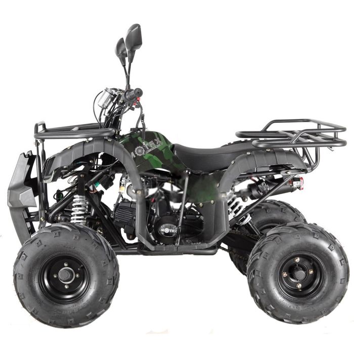 Квадроцикл подростковый бензиновый MOTAX ATV Grizlik-7 125 cc, зелёный камуфляж