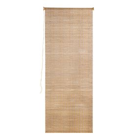 Штора рулонная, бамбук, размер 60×160 см