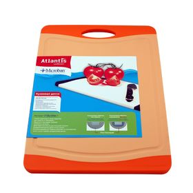 Кухонная доска Atlantis Flutto, цвет оранжевый, 20 x 14 см