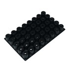 Кассета для рассады, 40 ячеек по 120 мл, чёрная, Greengo 1986203