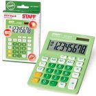 Калькулятор настольный 8-разрядный STAFF STF-8318 зелёный, двойное питание, 145х103 мм - фото 3411350