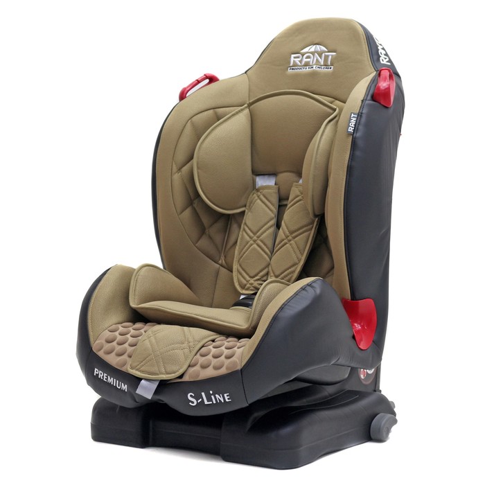 Автокресло PREMIUM isofix, группа 1-2 (9-25 кг), кофейный