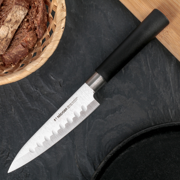 Нож кухонный NADOBA KEIKO поварской, лезвие 12,5 см - фото 3323660