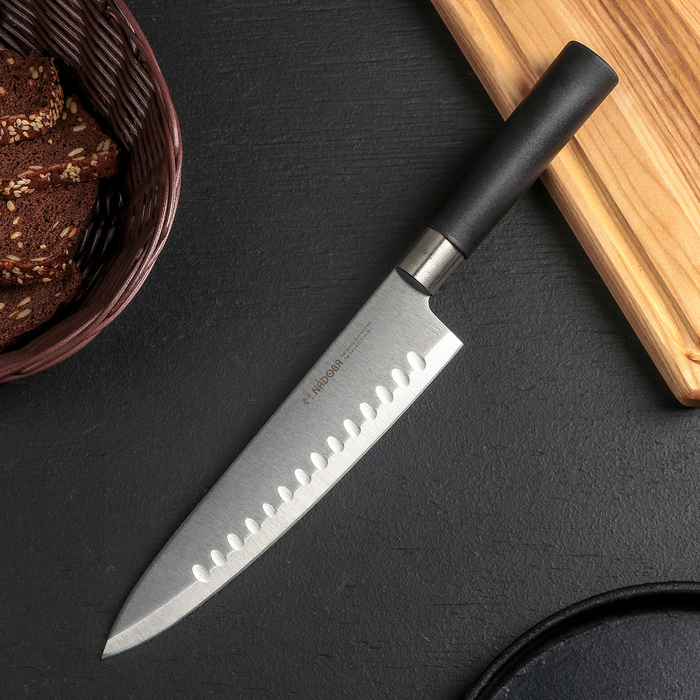 Нож кухонный NADOBA KEIKO поварской, лезвие 20,5 см - фото 222882