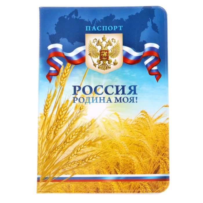 Обложка для паспорта &quot;Родина моя&quot;