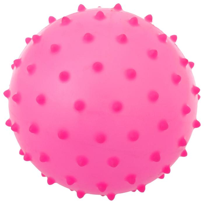 Мячик массажный цветной матовый пластизоль d=8 см 15 гр, цвета МИКС