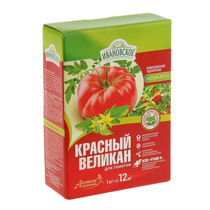 Удобрение &quot;Красный великан&quot; для томатов Ивановское, 1 кг